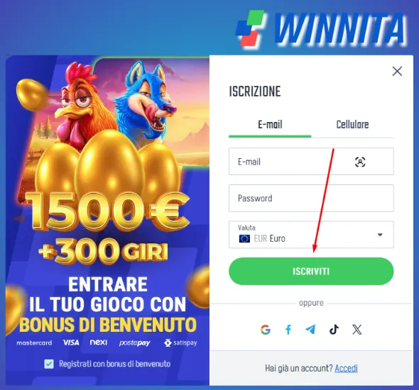 Registrazione